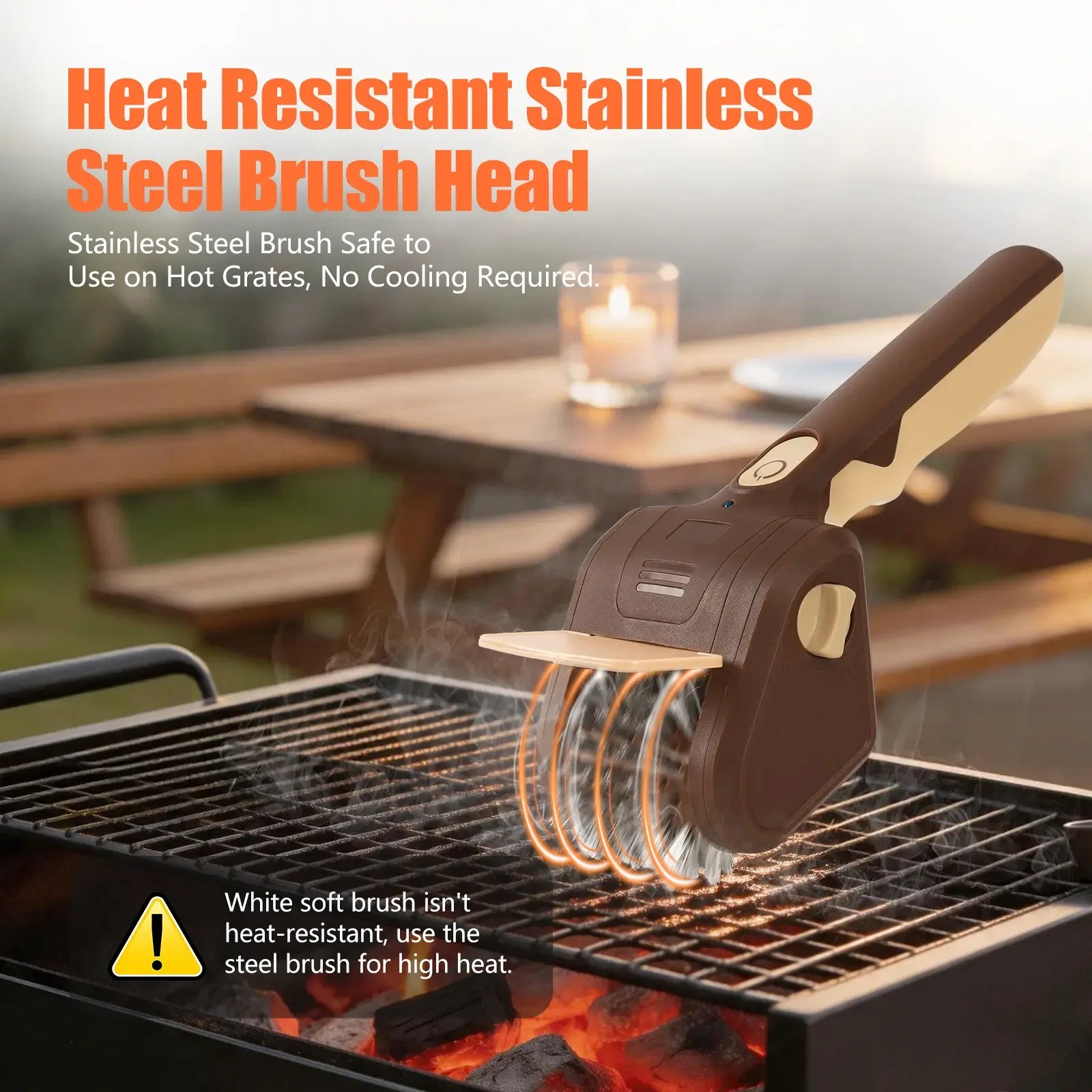 LRLY Cordless Electric Grill Cleaner Brush™ X1