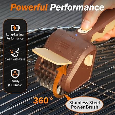 LRLY Cordless Electric Grill Cleaner Brush™ X1