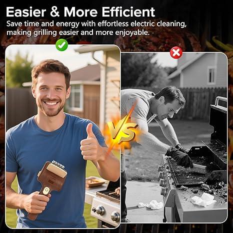 LRLY Cordless Electric Grill Cleaner Brush™ X1
