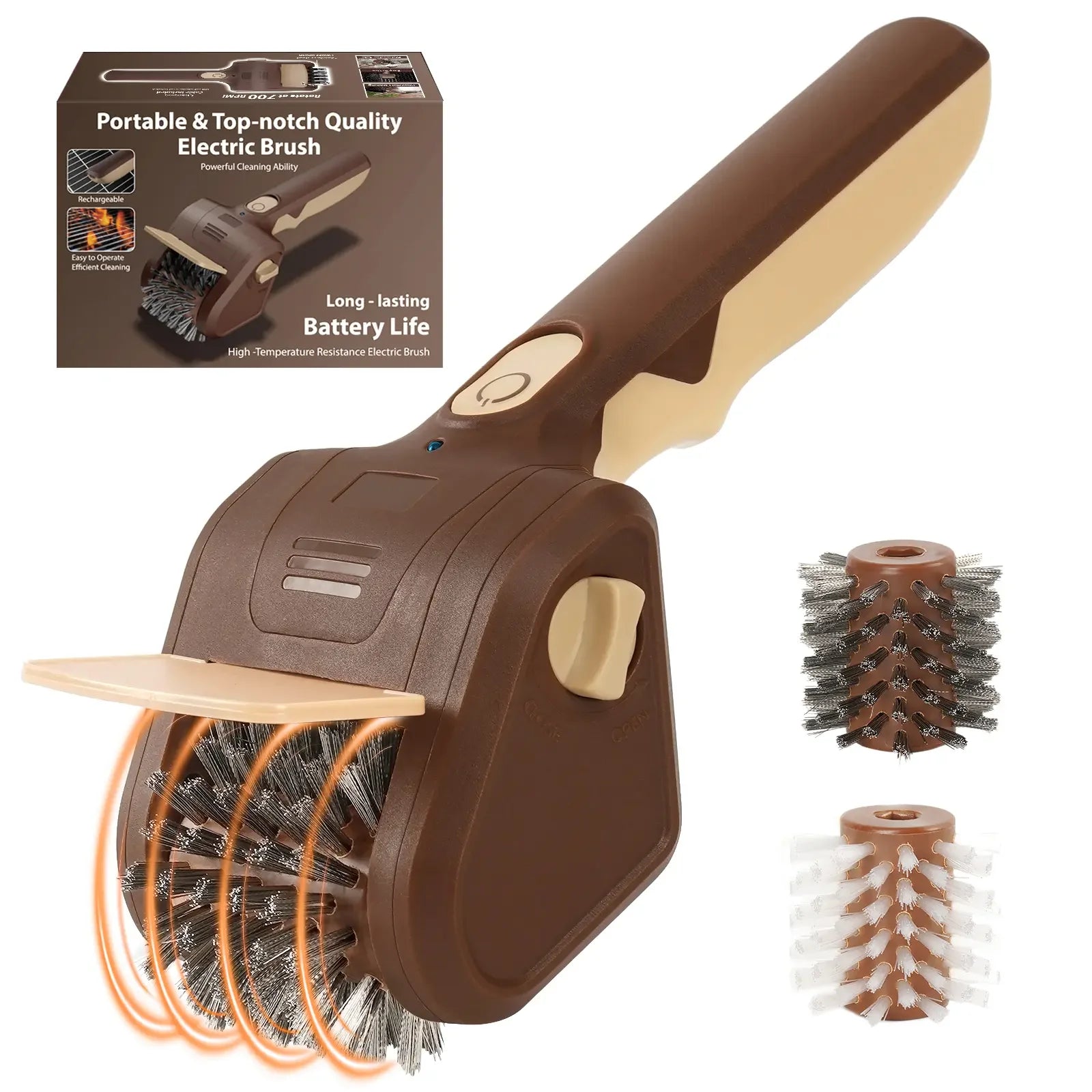 LRLY Cordless Electric Grill Cleaner Brush™ X1